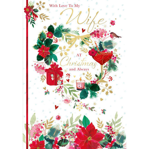 Words N Wishes Christmas Present Wife Christmas Card image 0