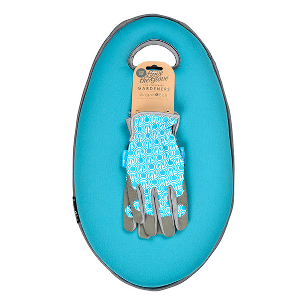 Burgon & Ball Kneelo® Garden Kneeler & Gardening Gloves Bundle - Eucalyptus image 0