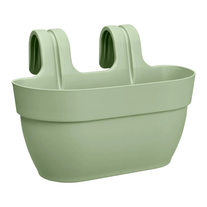 elho® Vibia Campana Easy Hanger Medium Pistachio Green Planter image 0