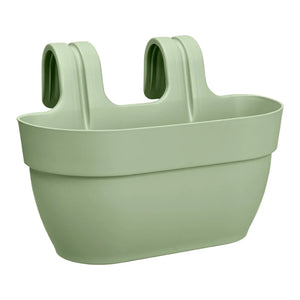 elho® Vibia Campana Easy Hanger Medium Pistachio Green Planter image 0
