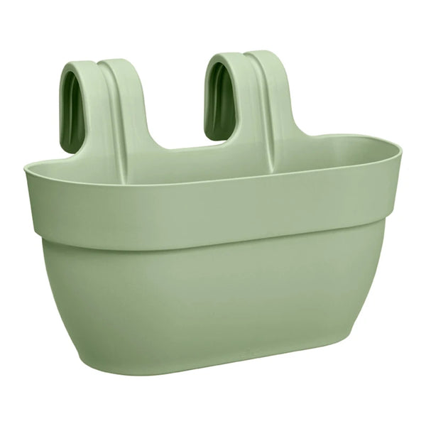 elho® Vibia Campana Easy Hanger Medium Pistachio Green Planter image 0