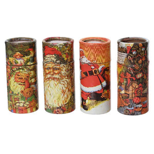 Poplar Matches in Santa Tube - 10cm (Assorted Designs) image 0