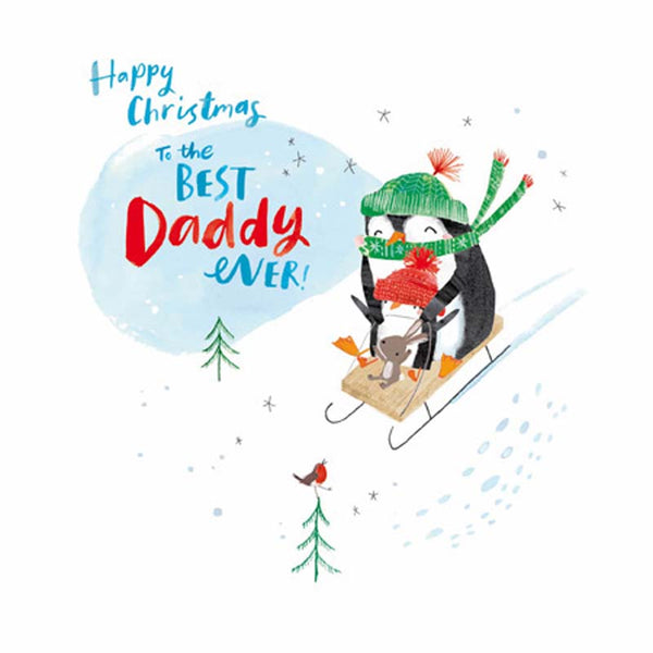 Woodmansterne Best Daddy Ever! Christmas Card image 0