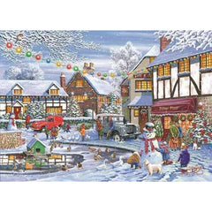 House Of Puzzles No.20 On Thin Ice 1000 Piece Jigsaw Puzzle - Find The Differences image 0