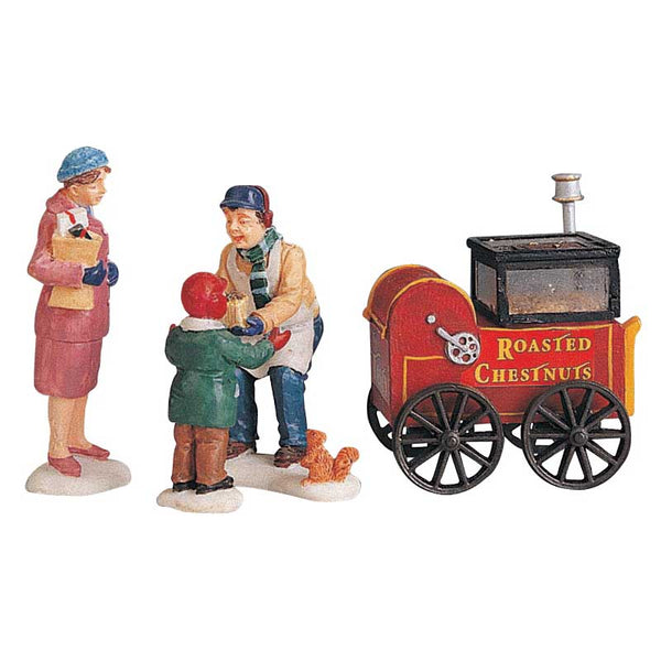 Lemax Roasted Chestnut Stand (Set of 4) image 0
