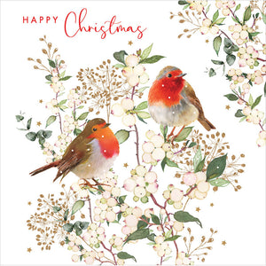 Nigel Quiney Robin & Snowberries Christmas Card image 0