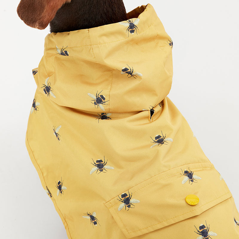Joules Mustard Showerproof Packaway Dog Coat image 0