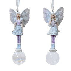 Decoris Hanging Elf with Glass Ball (Assorted Designs) image 0