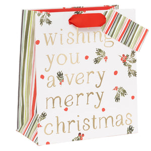 Glick Christmas Wishes Gift Bag - Medium image