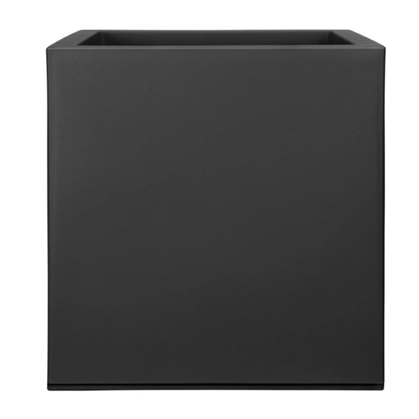 elho® Vivo Matt Finish Square Wheels 40cm Living Black Planter image 3