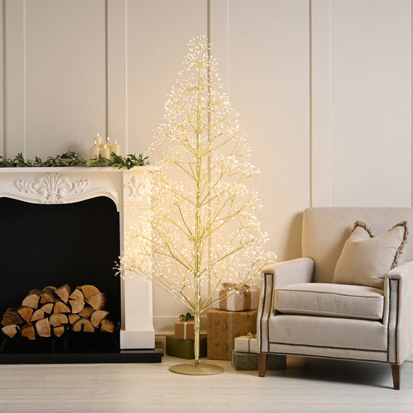 Festive Lit Microdot Confetti Tree image 0