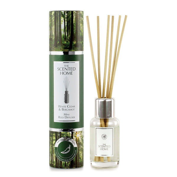 The Scented Home White Cedar & Bergamot Mini Reed Diffuser image 0