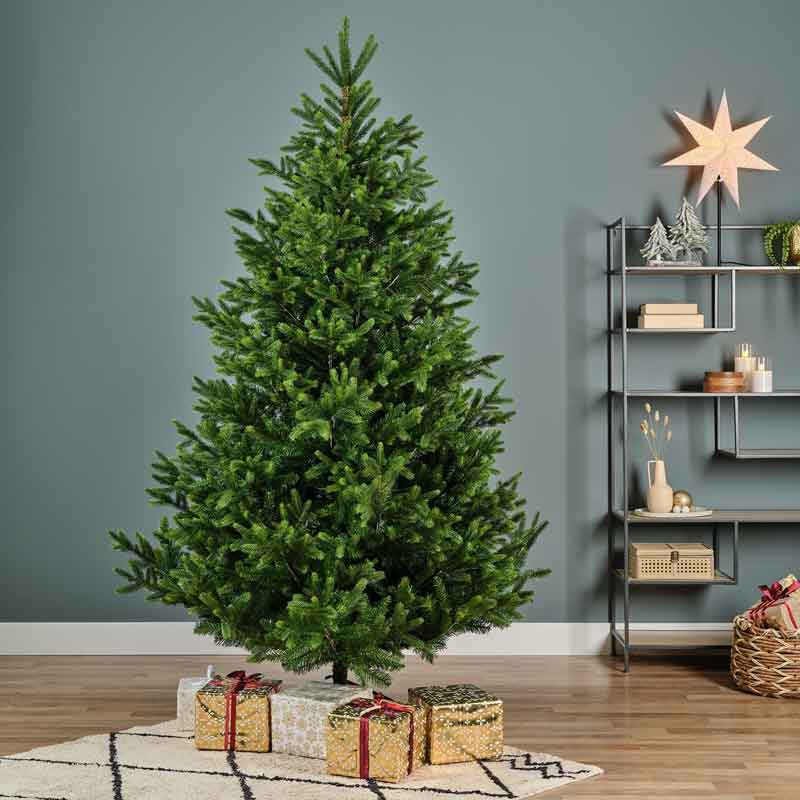 Everlands Nordmann Fir Artificial Christmas Tree – 7ft / 2.1m image 0