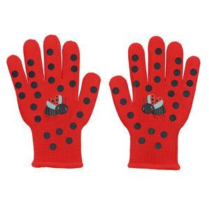 Fallen Fruits Ladybird Children's Gardening Gloves image 1