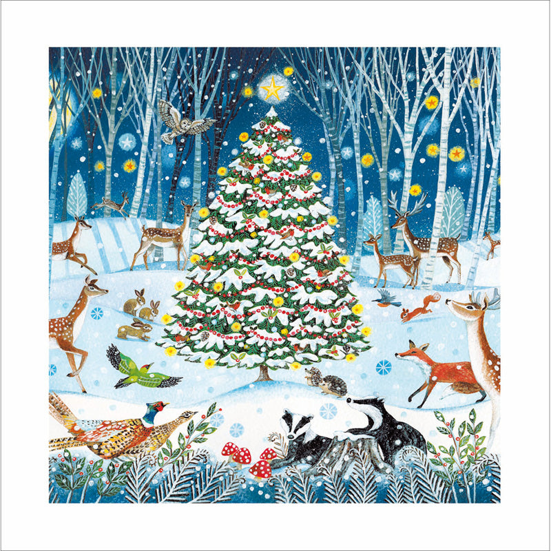 Woodmansterne Woodland Christmas Card image 0