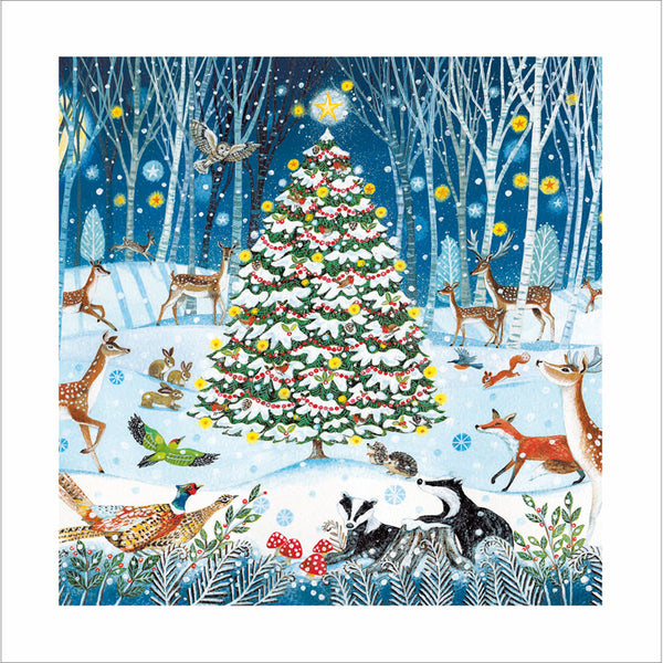 Woodmansterne Woodland Christmas Card image 0