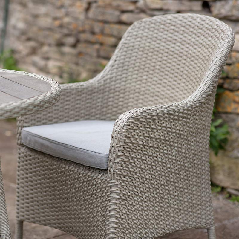 Bramblecrest Tetbury Bistro Set in Nutmeg Weave image 0