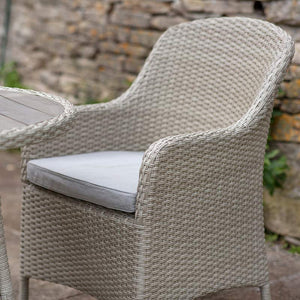 Bramblecrest Tetbury Bistro Set in Nutmeg Weave image 1