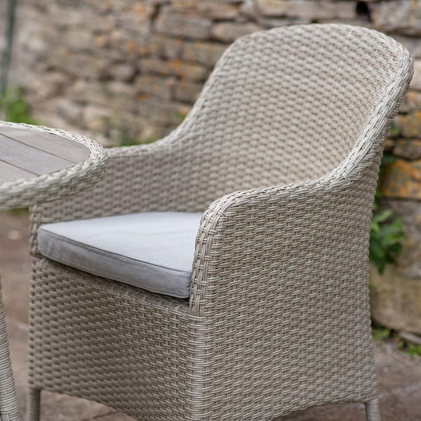 Bramblecrest Tetbury Bistro Set in Nutmeg Weave image 1