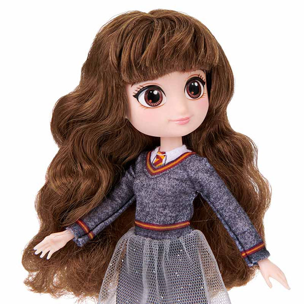 Wizarding World, Hermione Granger Collectible 8" Doll in Harry Potter Hogwarts Gryffindor Uniform, Ages 5+ image 1