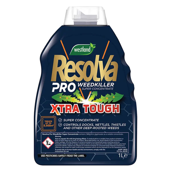 Westland Resolva Pro Weedkiller Xtra Tough Super Concentrate - 1 litre image