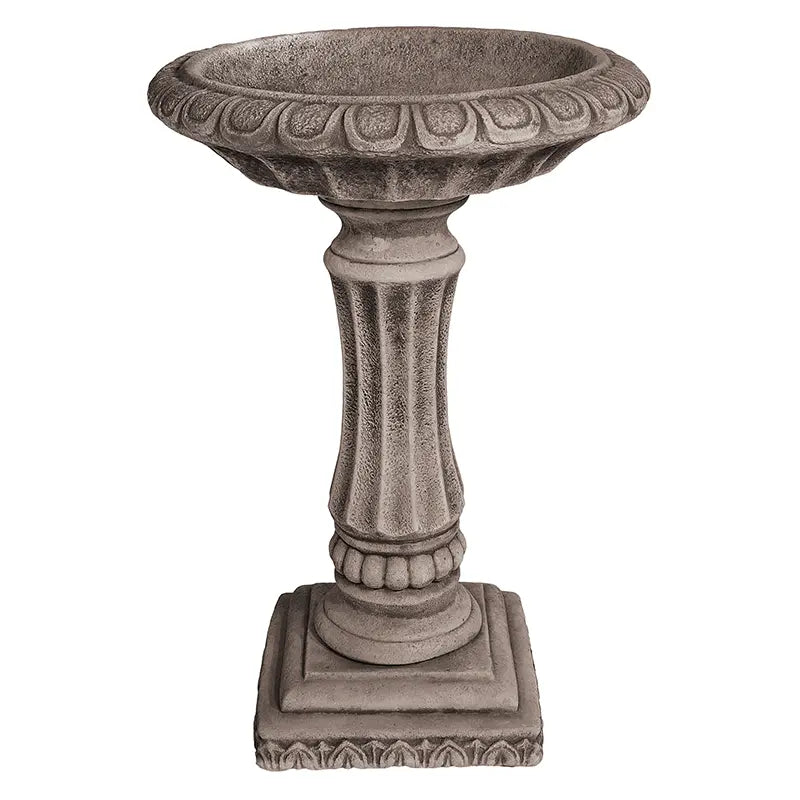 Willowstone Large Victorian Bird Bath - Antique Grey image 0