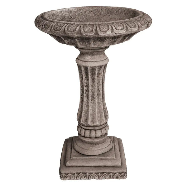 Willowstone Large Victorian Bird Bath - Antique Grey image 0