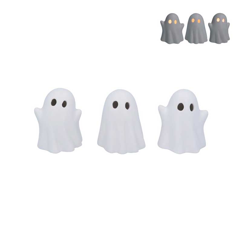 Gisela Graham Ceramic LED Ghost (Assorted Designs) image 0