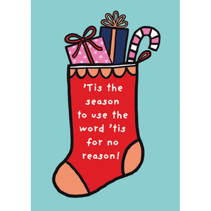 Pigment Stocking Tis The Season Christmas Card image 0