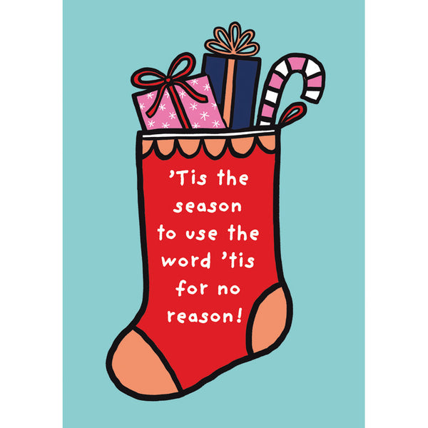 Pigment Stocking Tis The Season Christmas Card image 0