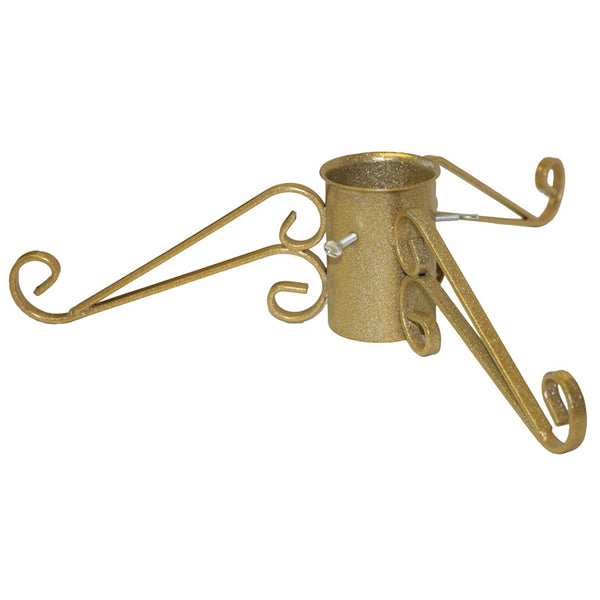 Tom Chambers Ornate Christmas Tree Stand - Gold, 10cm image