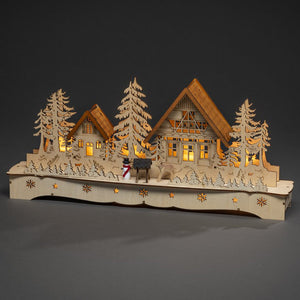 Konstsmide LED Wooden Village Silhouette (43cm) image 2