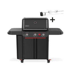 Weber Genesis E-330WR Gas Barbecue & Rotisserie - Stealth Edition image 0