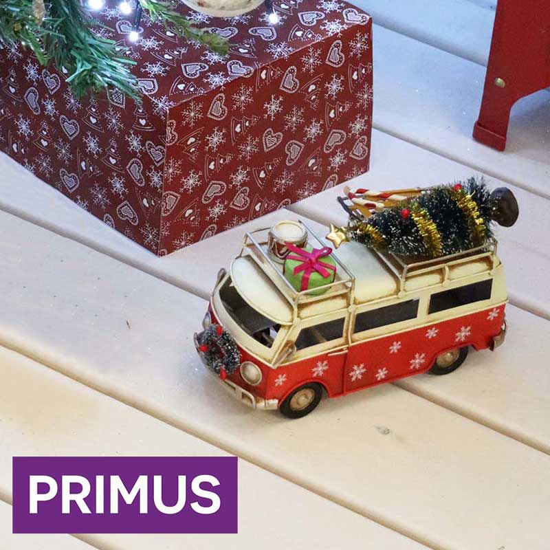 Primus LED Vintage Christmas Camper image 0
