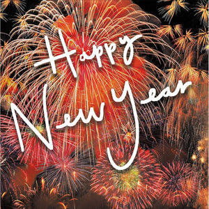 Woodmansterne Firework Display New Year Card image 0