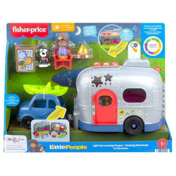 Fisher-Price Little People Light-Up Learning Camper Toddler Playset, Multilanguage Version image 5