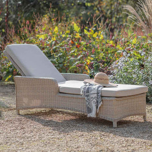 Bramblecrest Chedworth Sandstone Rattan Sun Lounger