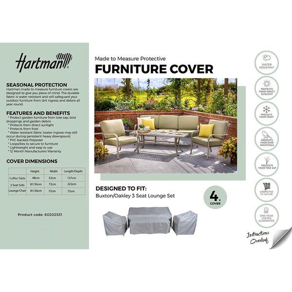 Hartman Covers for Buxton 3 Seater Sofa Lounge Set