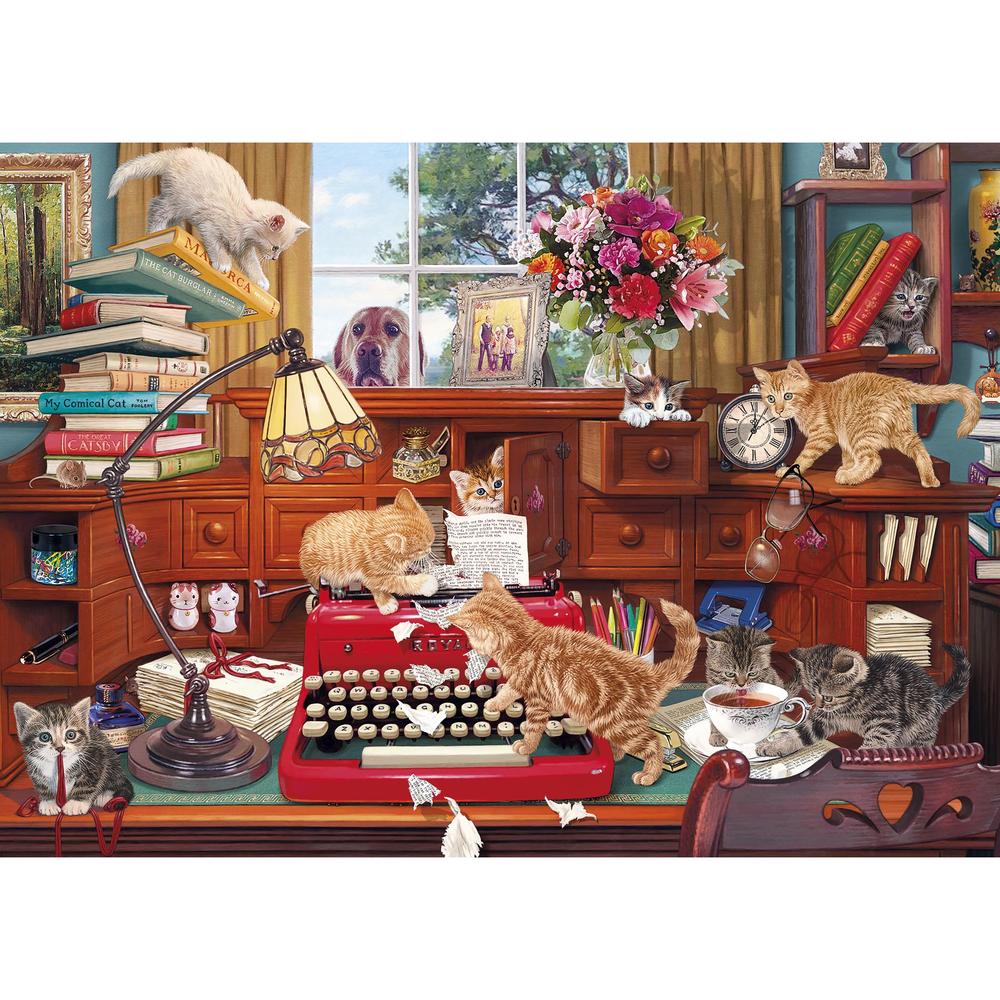 Gibsons Writer's Block 1000 Piece Jigsaw Puzzle image 0