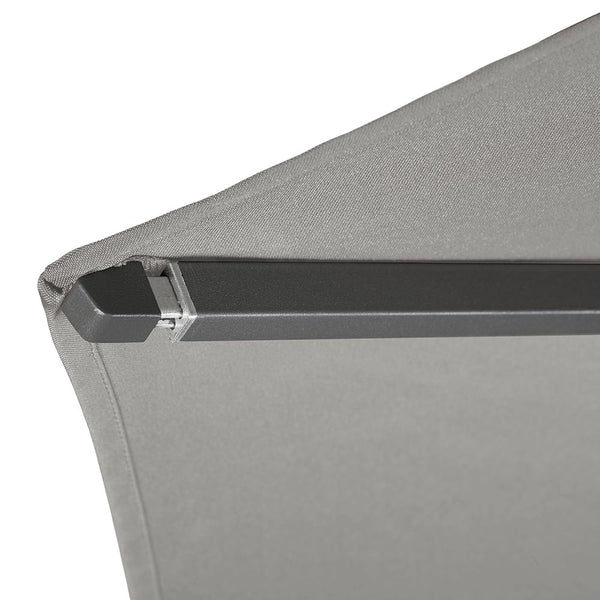 Platinum Riva 3m Round Crank & Tilt Parasol – Luna Grey image 9