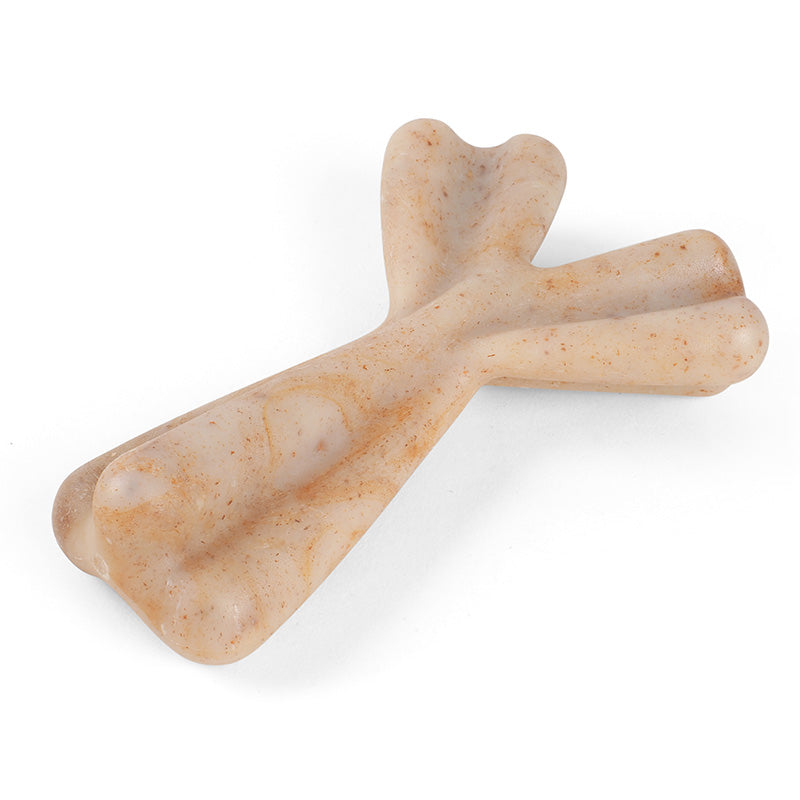 Zoon TuffTasty Beef WishBone Dog Chew Toy image 0