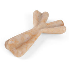 Zoon TuffTasty Beef WishBone Dog Chew Toy image 0