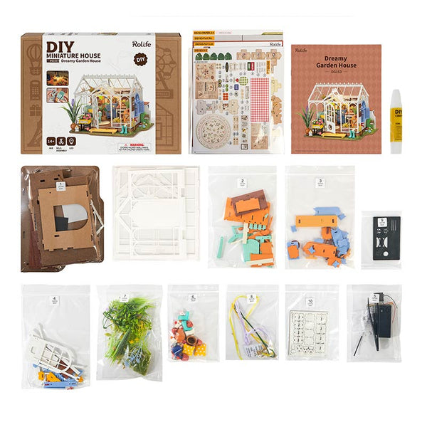 Robotime 'Dreamy Garden House' DIY Miniature House image 5