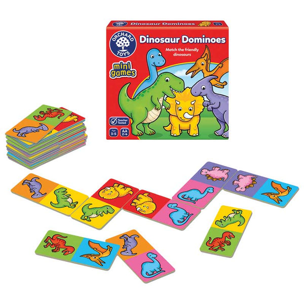 Orchard Toys Dinosaur Dominoes Mini Game image 0