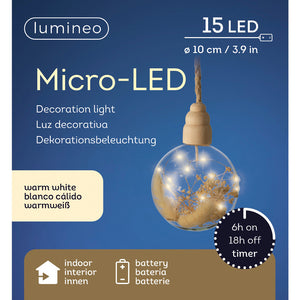Lumineo Micro LED Hanging Ball - 10cm image