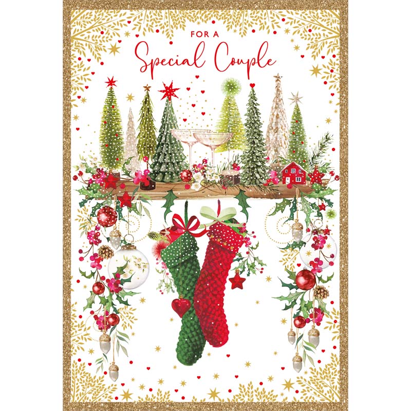 Nigel Quiney Festive Mantlepiece Christmas Card image 0