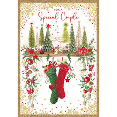 Nigel Quiney Festive Mantlepiece Christmas Card image 0