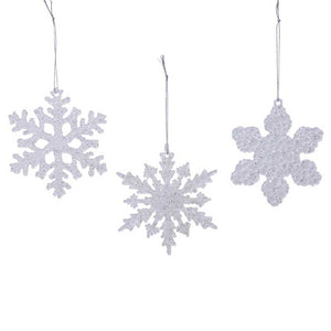 Decoris Plastic Snowflake (Assorted Designs) image 0