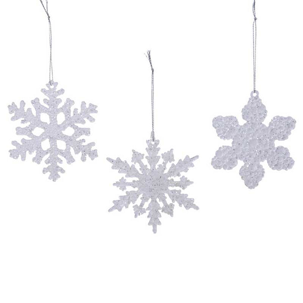 Decoris Plastic Snowflake (Assorted Designs) image 0