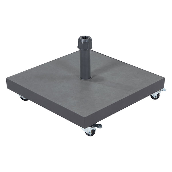 Platinum Ceramica Wheeled Parasol Base - Anthracite image 6